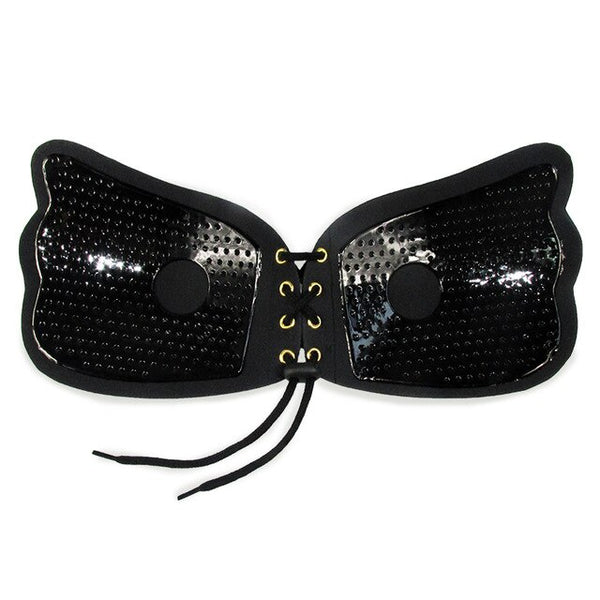 Womens Strapless Wireless Self Adhesive Push Up Bra